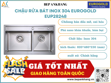 Chậu rửa bát chống xướt Eurogold EUP28248